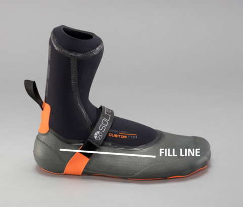 Solite Boots: Size Guide & Custom Heat Molding Instructions.