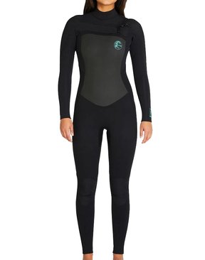O'Neill Women's Focus 4x3mm Chest Zip Sealed Wetsuit-women-summer-suits-HYDRO SURF