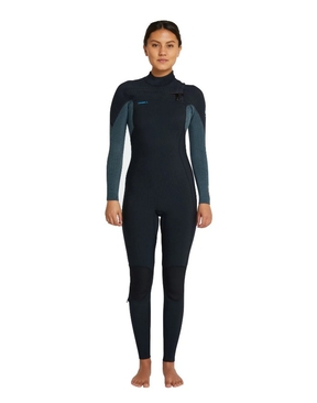 O'Neill Women's Hyperfreak Fire 4x3mm Chest Zip Wetsuit-wetsuits-HYDRO SURF