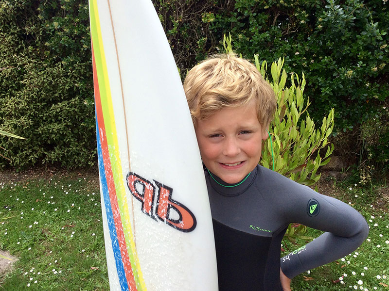 SurfEars make local grom, Fletcher Melville their first JUNIOR Ambassador.