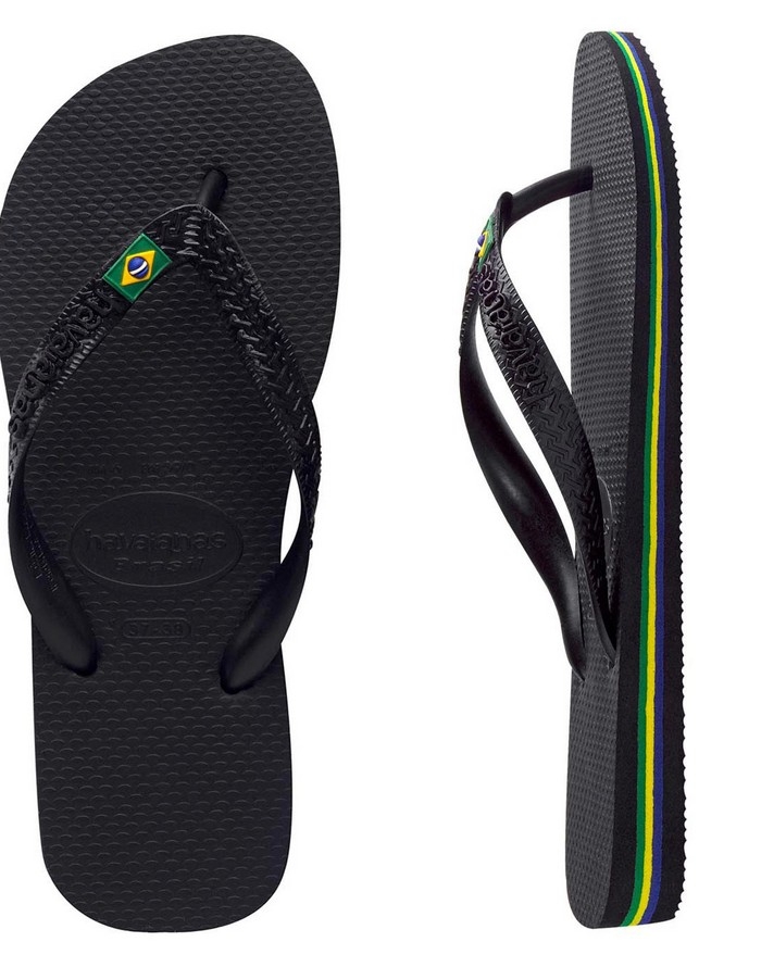 Havaianas Brazil 0090 Black - Jandals + flip flops | HYDRO Surf Shop ...