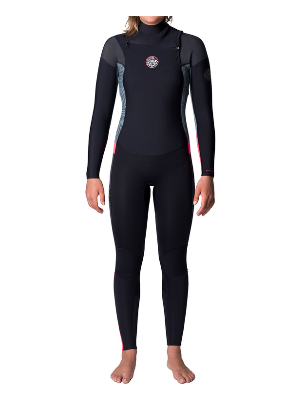 Rip Curl Womens Dawn Patrol 4x3 GB Chest Zip Steamer Wetsuit Our