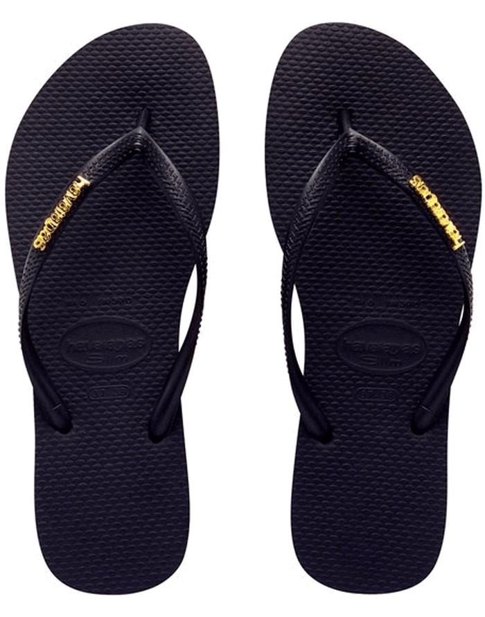 havaianas gold metallic