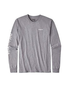 Patagonia Text Logo Long Sleeve Responsibili-Tee-tees-HYDRO SURF