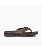 Reef Leather Fanning Pro Jandels - Dark Brown Leather