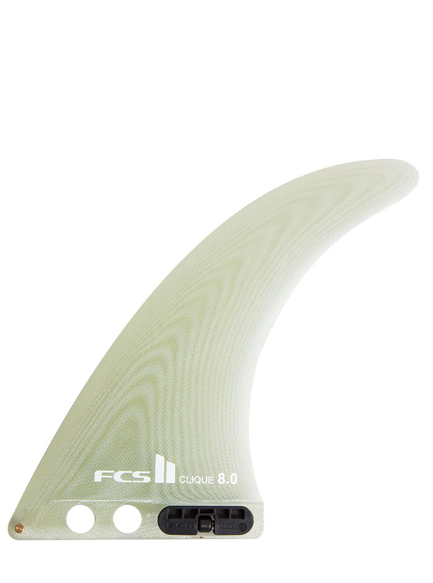 FCS II Clique PG Clear Longboard Fin