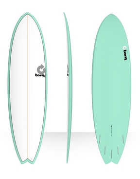 Torq 7'2 Mod Fish Colour Pinline Surfboard-fun-HYDRO SURF