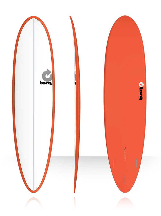 Torq 7'6 Mod Fun Colour Pinline Surfboard
