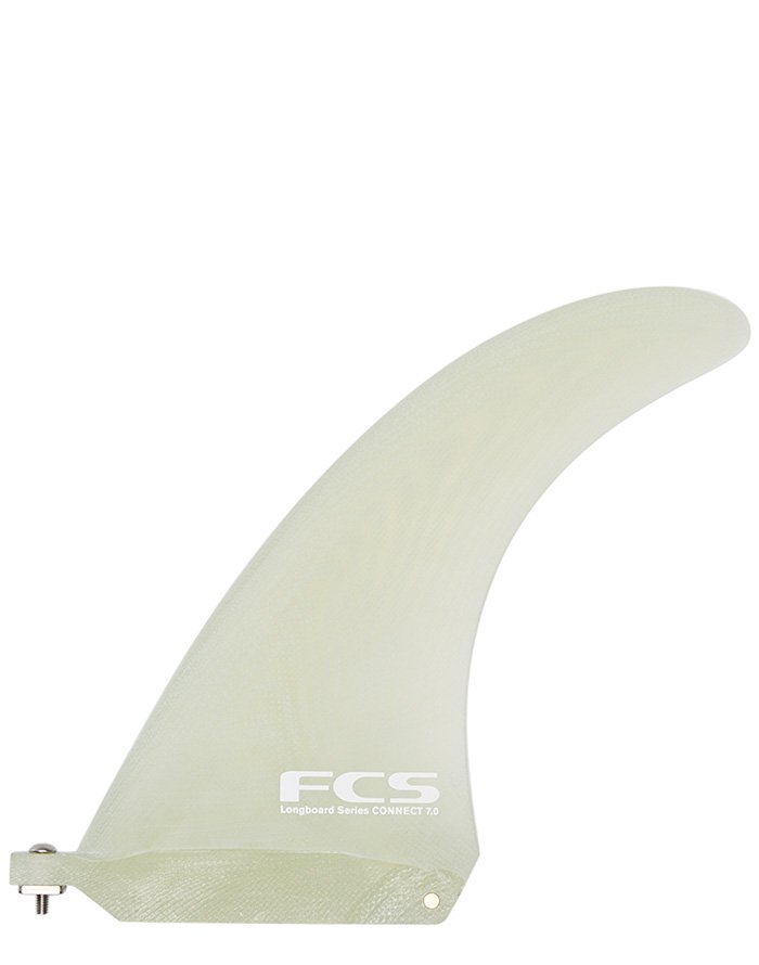 FCS Connect 8 Performance Glass Longboard Fin Clear