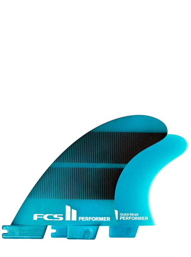 FCS II Performer Neo Glass Tri-Quad Fins - Teal