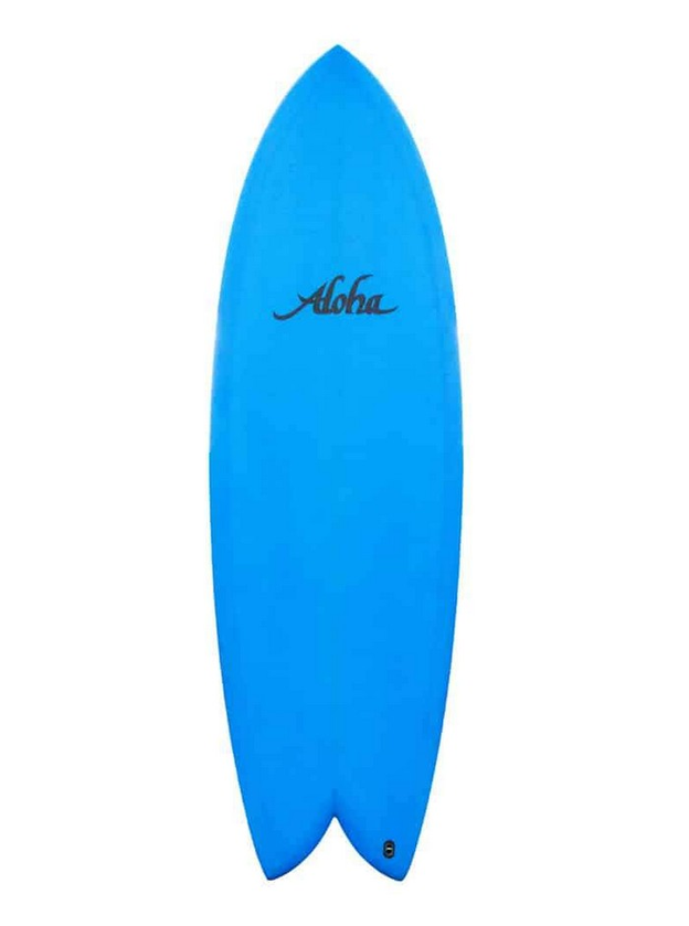 Aloha Keel Twin Fin Surfboard PU - Futures