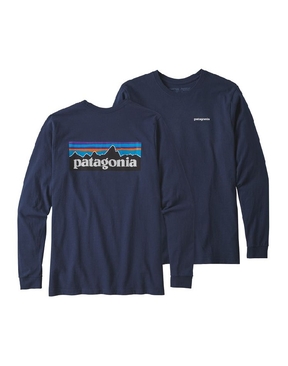 Patagonia P-6 Logo Long Sleeve Responsibili-Tee-tees-HYDRO SURF