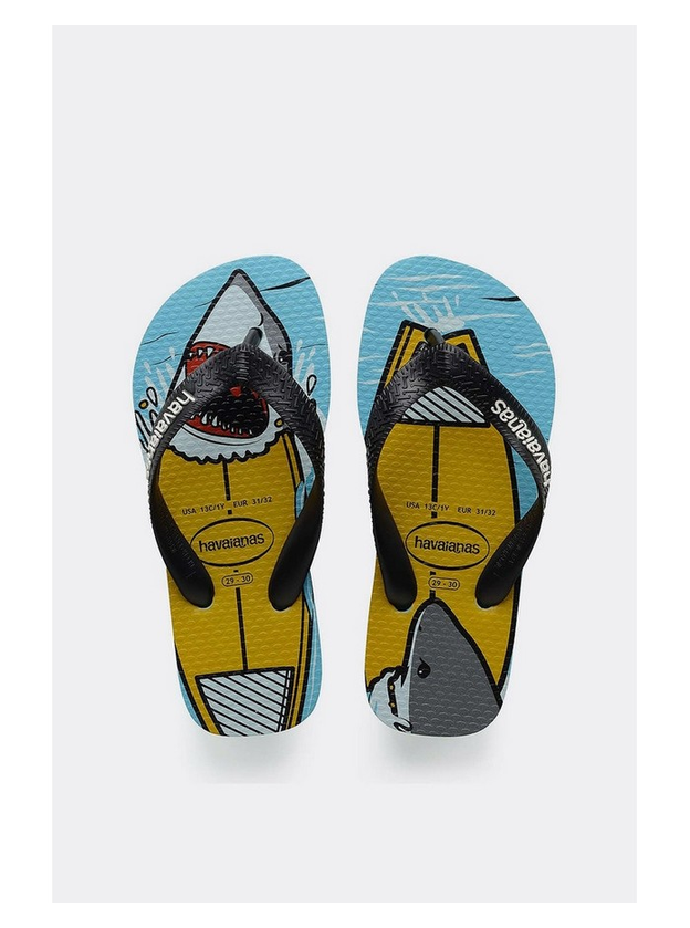 Havaianas Kids Top Play Ice Blue Shark Jandals on sale