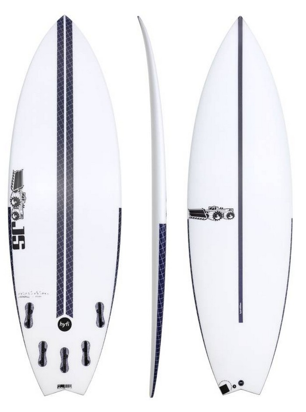 JS HYFI Blak Box 3 Surfboard - Swallow Tail 