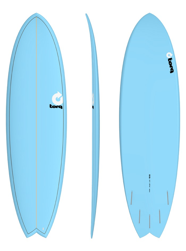 TORQ Mod Fish Surfboard Blue Matte