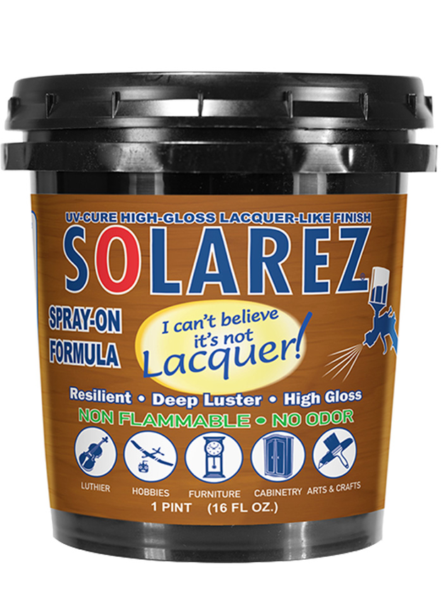 Solarez Finishing Resin - 435ml  "I Can't Beleive It's Not Laquer!"