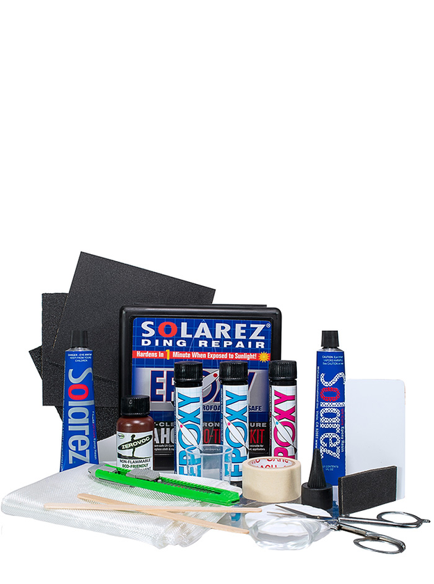 Solarez Epoxy Resin UV Cure Surfboard Ding Repair - Pro Travel Kit