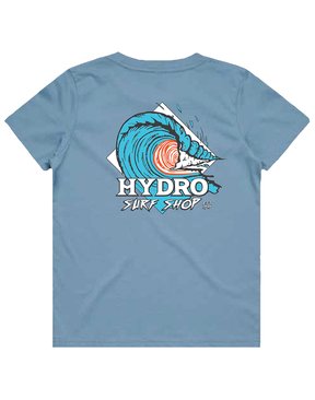 Hydro - Dunedin Barrel Tee Kids-tees-HYDRO SURF