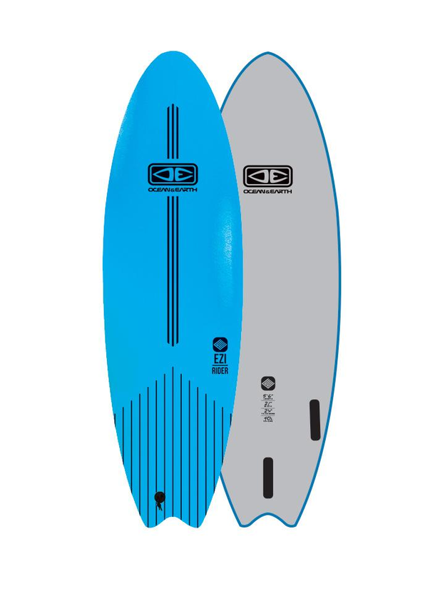 OCEAN＆EARTH EZI RIDER SOFT BOARD 6’6 Soft Board | Ezi-Rider 6'6