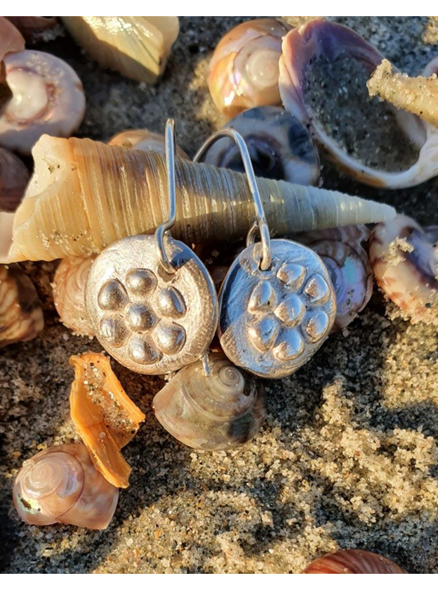 Sterling Silver Flower Earrings