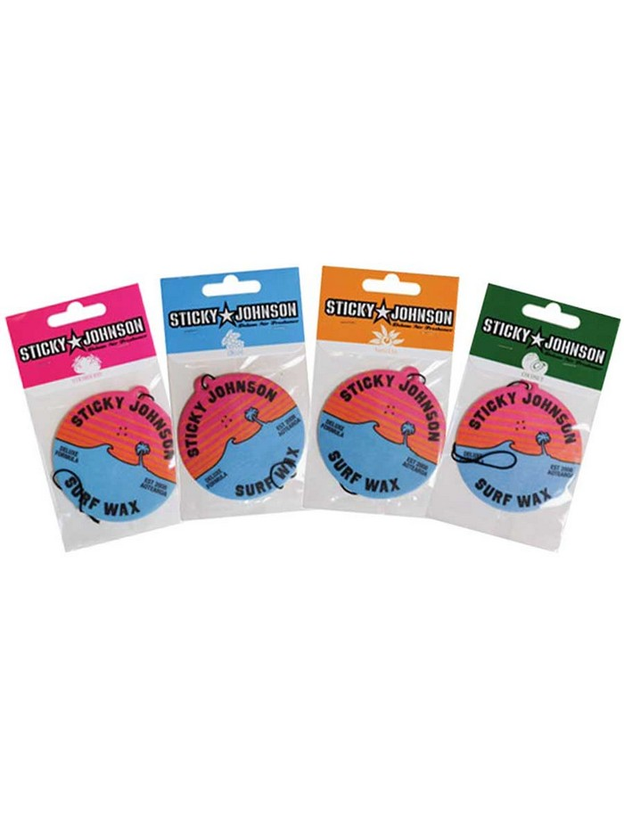 Sticky Johnson Air Freshener Vanilla Sun & Beach Accessories Hydro