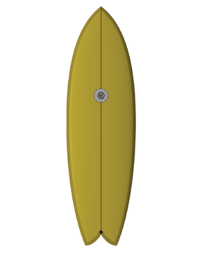 Element Surfboards Twin Fin Fish Mustard-surf-boards-HYDRO SURF