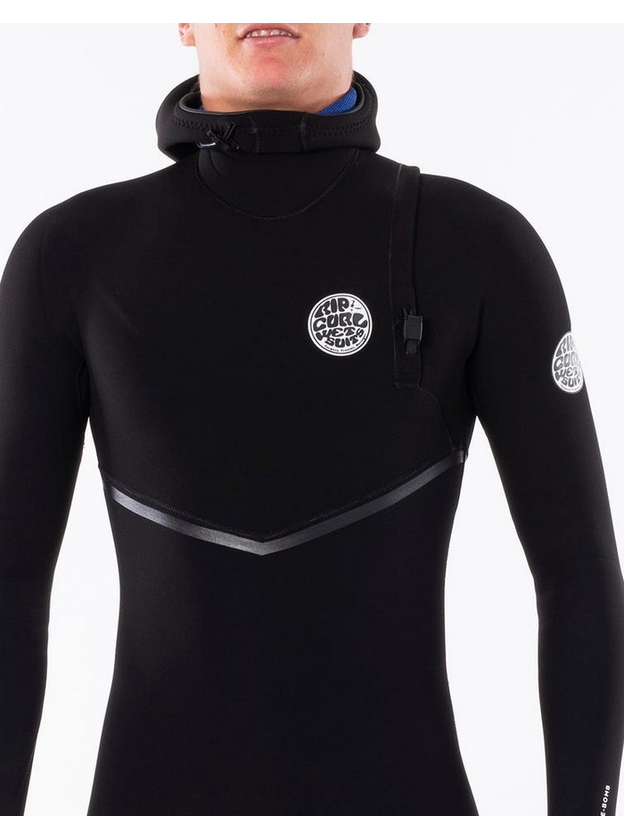 Rip Curl E Bomb 4x3mm Zip Free Hooded Wetsuit Wetsuits for surfing