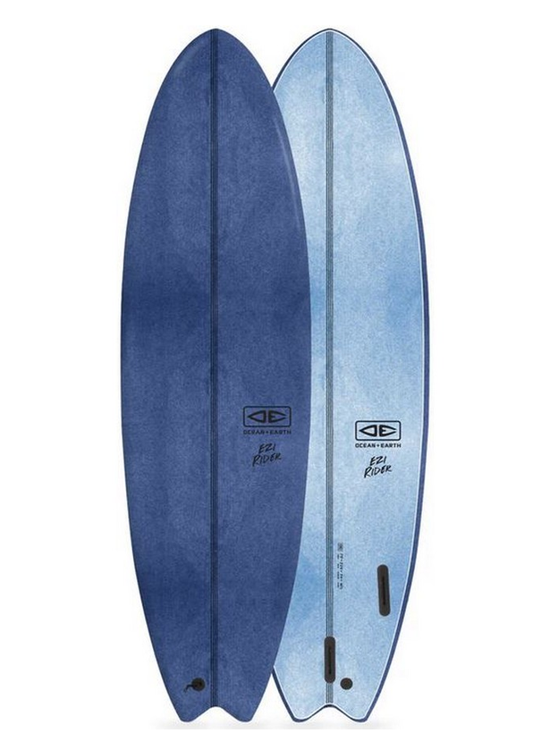 O&EEZI RIDER SOFT BOARD 7'0 フィン付き