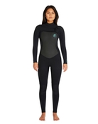 O'Neill Women's Focus 4x3mm Chest Zip Sealed Wetsuit