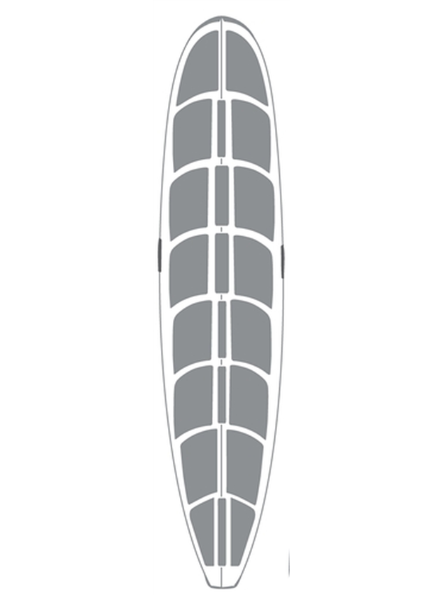 Invisible Grip - Wax Mat Kit for 9'0 Longboard