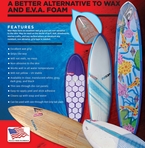 Wax Mat Clear Grip Kit for Funboard Surfboards