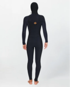 O'Neill Women's Hyperfreak 5.5x4.5mm Hooded Wetsuit Chest Zip Steamer