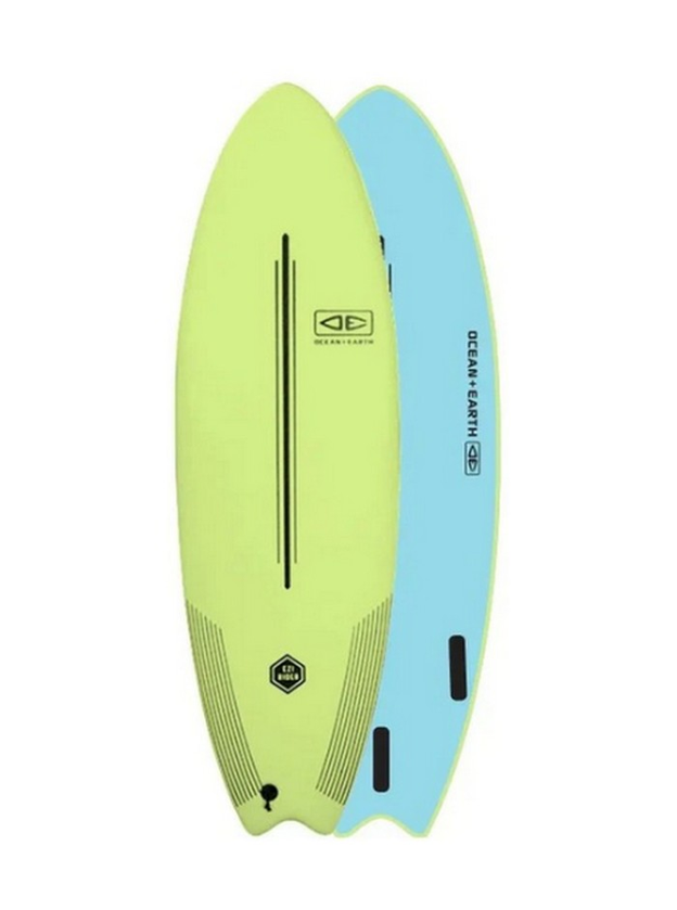 Ocean & Earth 6'0" EZI Rider Softboard Surfboard Surfboards Free