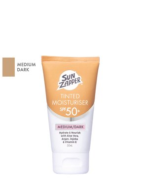 Sun Zapper BB Cream Tinted Moisturiser SPF50+ Medium/Dark-sunscreen-+-zinc-HYDRO SURF