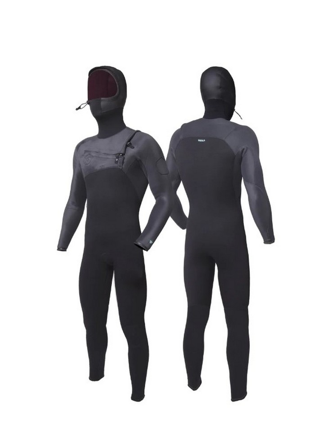 Vissla High Seas II 4x3mm Hooded Chest Zip Wetsuit Wetsuits for