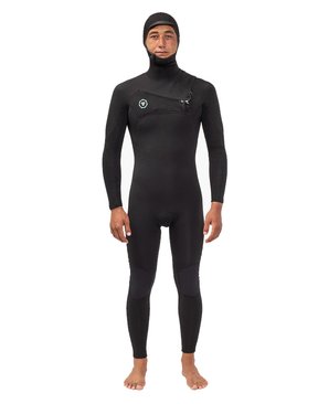 Vissla 7 Seas 5x4mm Hooded Chest Zip Wetsuit-wetsuits-HYDRO SURF
