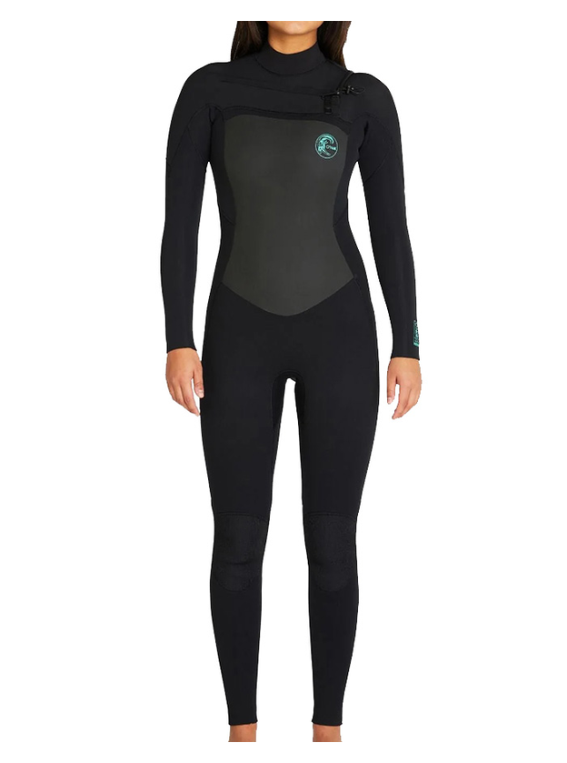 O'Neill Women's Focus 4x3mm Chest Zip Sealed Wetsuit