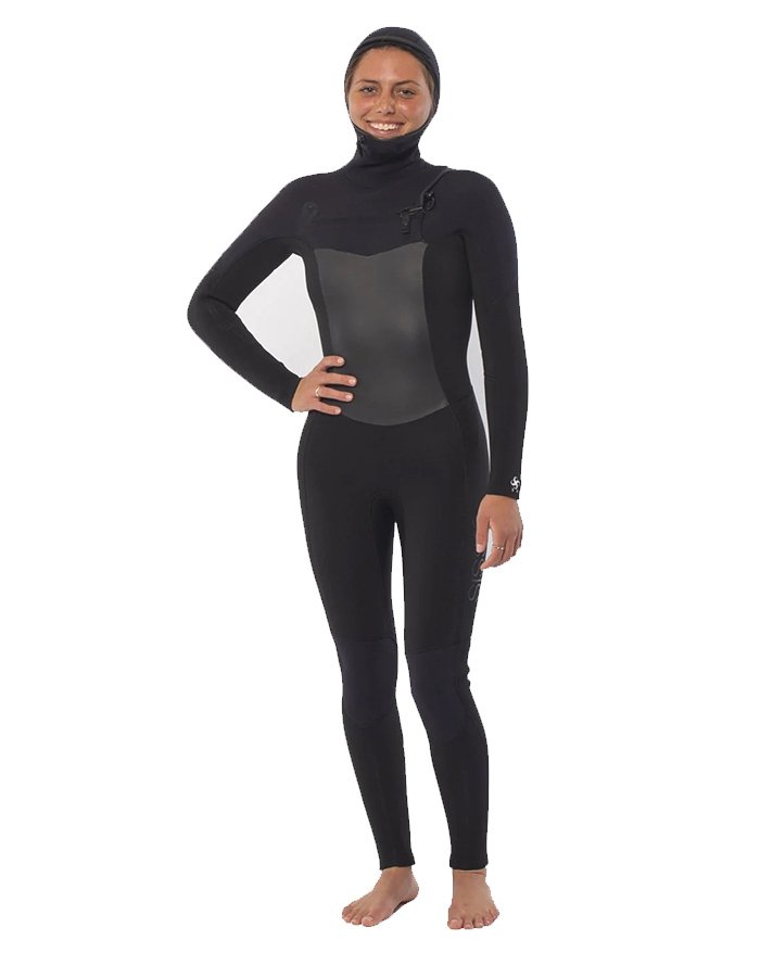 Sisstr 7 Seas 5x4 Hooded Chest Zip Wetsuit Wetsuits for surfing