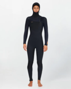 O'Neill Women's Hyperfreak 5.5x4.5mm Hooded Wetsuit Chest Zip Steamer
