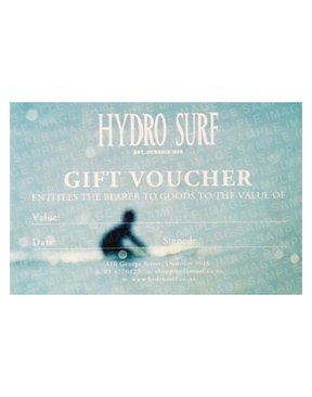Hydro Surf Shop Gift Voucher-vouchers-HYDRO SURF