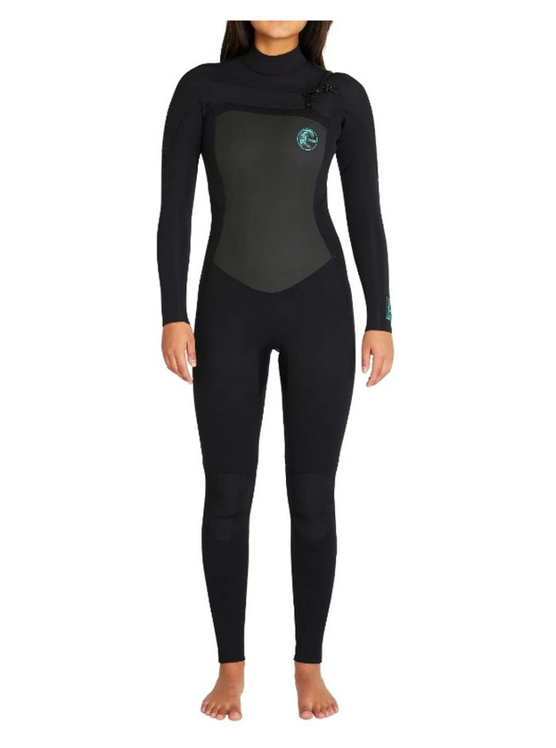 O'Neill Women's Bahia 4x3mm Chest Zip Wetsuit Wetsuits for surfing