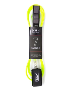 Ocean & Earth Sunset 7ft Moulded Leashes -surf-hardware-HYDRO SURF
