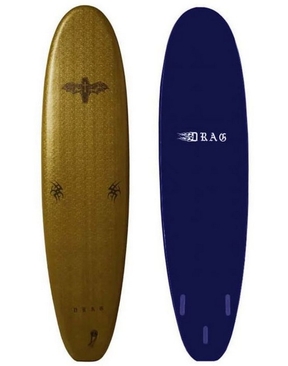 Drag Co. Coffin Thruster Softboard Surfboard 7'0"-mid-lengths-HYDRO SURF