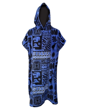 Sticky Johnson Hooded Poncho Towel-board-shorts-+-beach-towels-HYDRO SURF