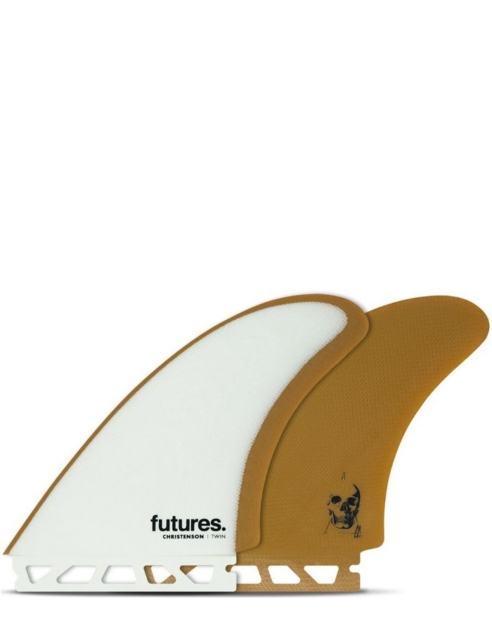 Futures Christenson Keel Twin Fin Fiberglass - Twin Fins and Keel