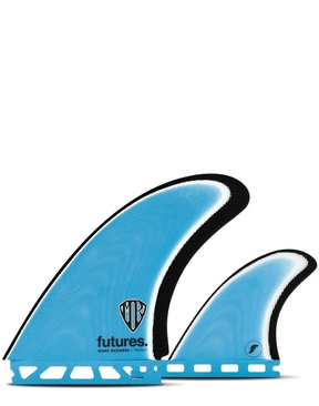 Futures Mark Richards Twin + 1 Fin Set Fiberglass-twin-+-keel-fins-HYDRO SURF