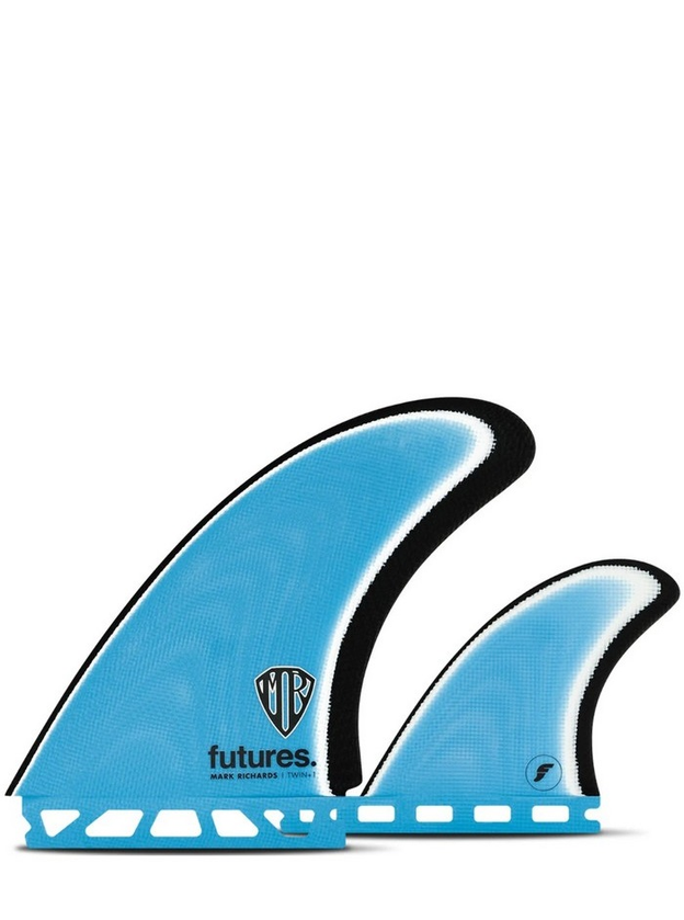 Futures Mark Richards Twin + 1 Fin Set Fiberglass