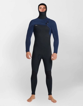 O'Neill Hyperfreak Hooded 5x4+mm Wetsuit Chest Zip-wetsuits-HYDRO SURF