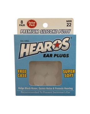 Hearos Multi-use Silicone Ear Plugs - 8 Pairs-surf-ear-plugs-HYDRO SURF