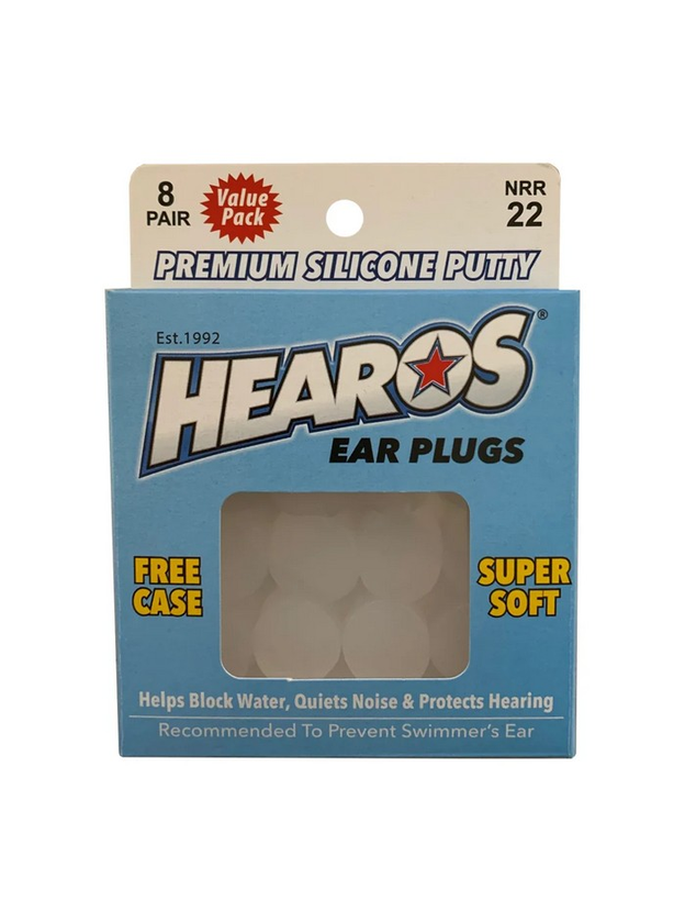 Hearos Multi-use Silicone Ear Plugs - 8 Pairs